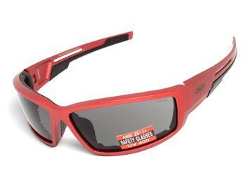 Очки защитные Global Vision Sly Metallic Red (gray), серые линзы в оправе красный металлик 1 купить оптом