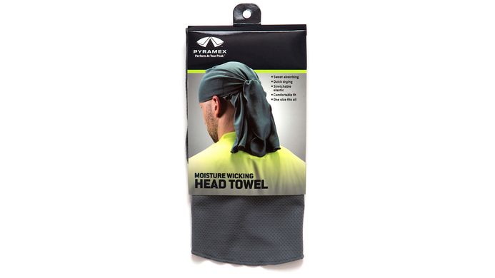 Бандана дихаюча на зав'язках, підшоломник сірий Head Towel (gray)