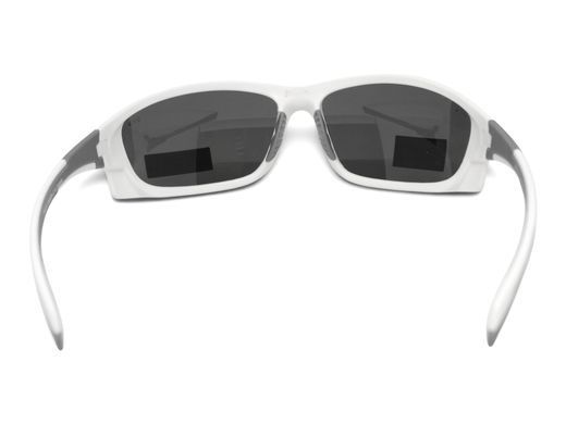 Очки поляризационные защитные BluWater Samson-1 Z87.1 White Polarized (gray), серые в бело-серой оправе 5 купить оптом