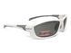 Очки поляризационные защитные BluWater Samson-1 Z87.1 White Polarized (gray), серые в бело-серой оправе