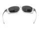 Очки поляризационные защитные BluWater Samson-1 Z87.1 White Polarized (gray), серые в бело-серой оправе