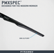 Окуляри поляризаційні (захисні) Pyramex PMXSPEC Polarized (blue mirror) SUPER Anti-Fog H2MAX, сині дзеркальні лінзи в чорно-синій оправі