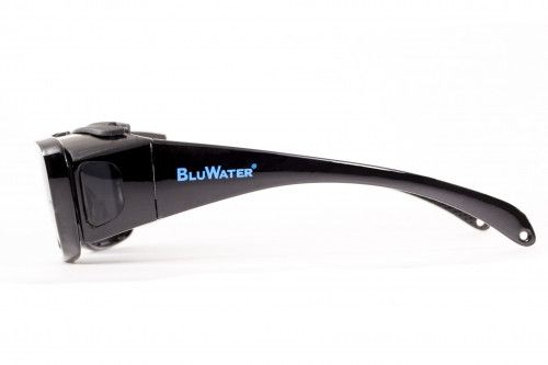 Окуляри поляризаційні BluWater Flip-IT Polarized (gray) чорні 7 купити оптом