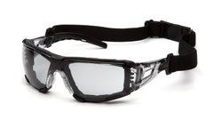 Очки защитные с уплотнителем Pyramex Fyxate (light gray) H2MAX Anti-Fog, светло-серые полутёмные 1 купить оптом